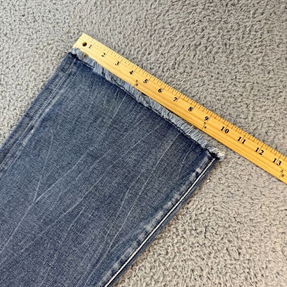 Buckle Black Flare Jeans Womens 26x34 Fit No 35 Distressed High Stretch Denim - Picture 13 of 15